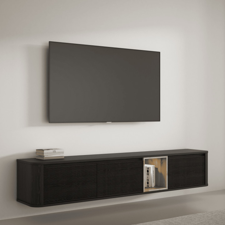 Meuble tv Breathtaker noir