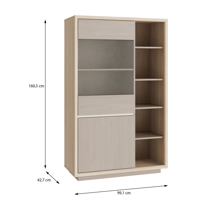 Vitrine 2 portes Ficar