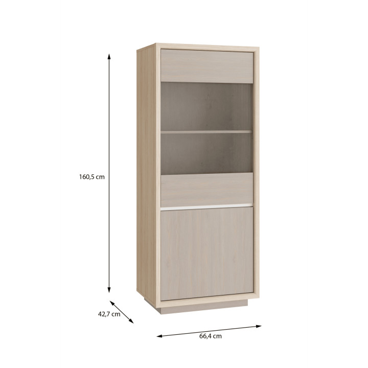 Vitrine 1 porte Ficar