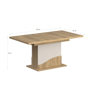 Table à manger extensible Poem
