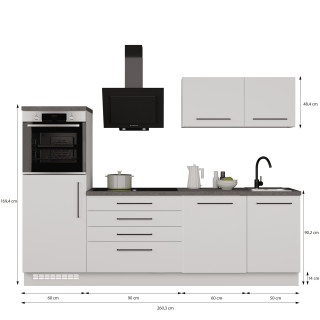 Bloc de cuisine sans éléctromenager Novacool