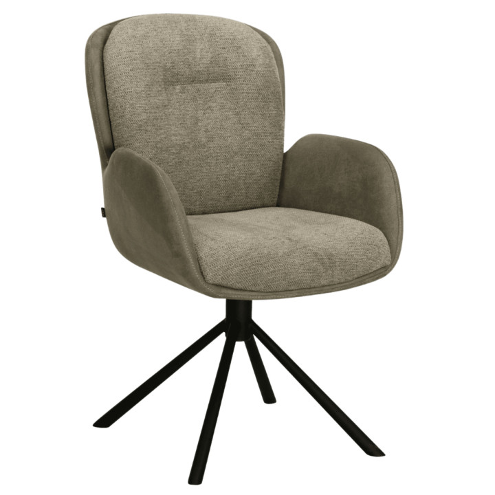 Chaise avec accoudoirs Longford Grey