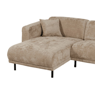 Canapé Balena avec chaise longue à gauche