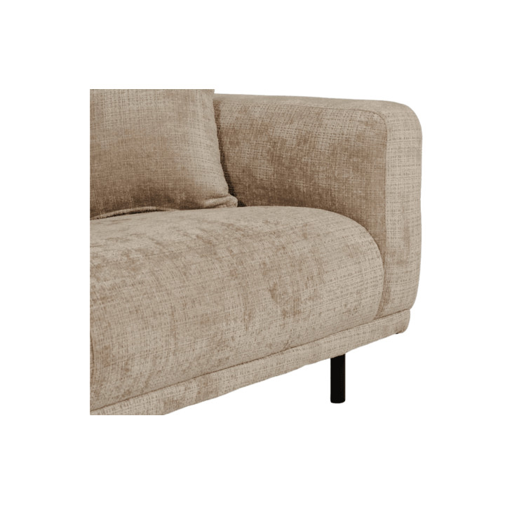 Canapé Balena avec chaise longue à gauche
