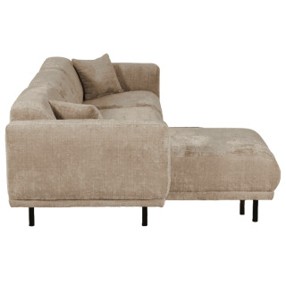 Canapé Balena avec chaise longue à gauche