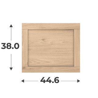 Porte cadre Casa H 38 cm - L 45 cm chêne hikory