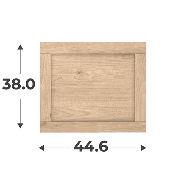 Porte cadre Casa H 38 cm - L 45 cm chêne hikory