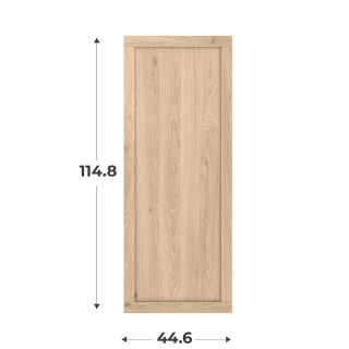 Porte cadre Casa H116 cm - L45 cm chêne hickory