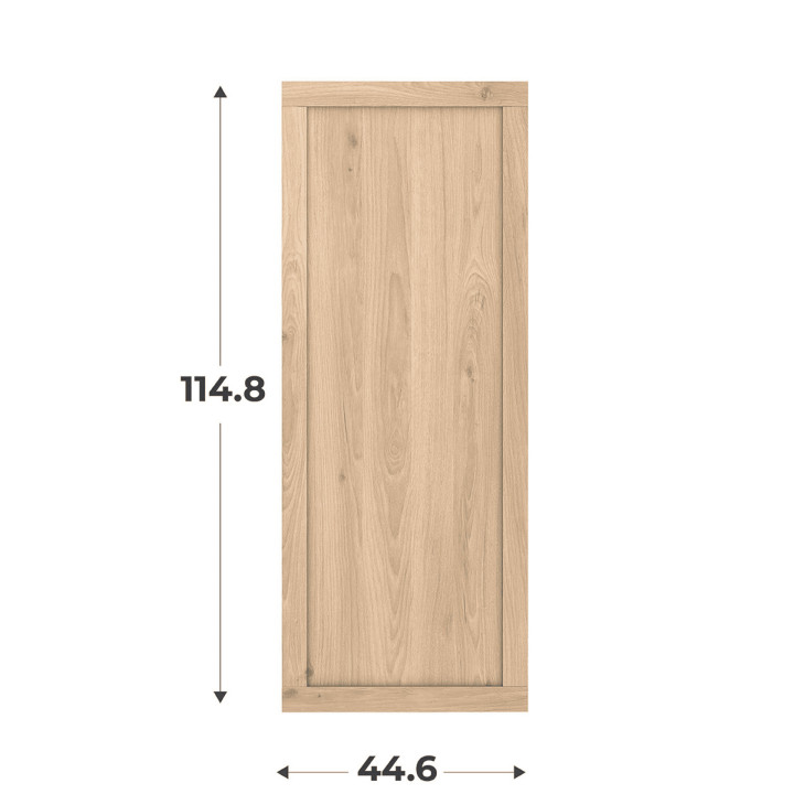 Porte cadre Casa H116 cm - L45 cm chêne hickory