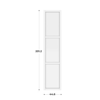 Porte cadre Casa H 201 cm - L 45 cm Blanc