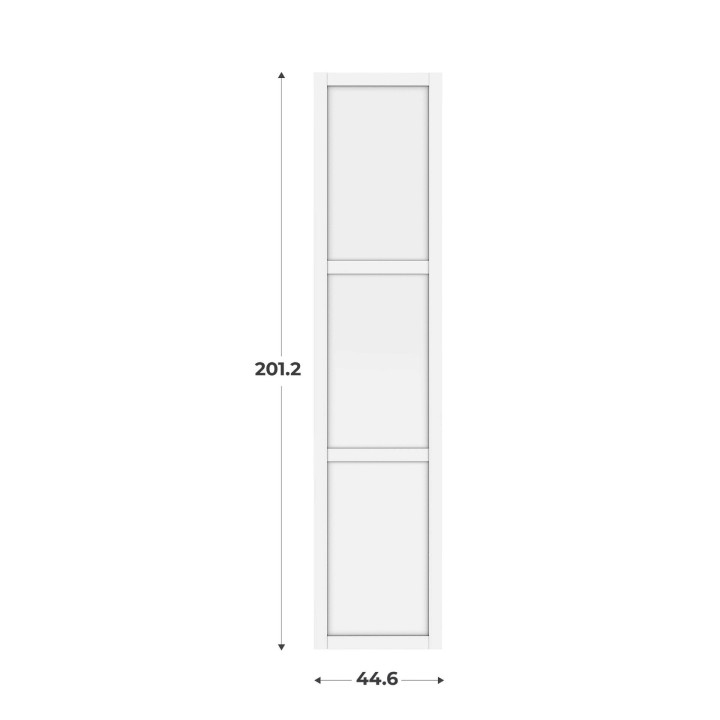 Porte cadre Casa H 201 cm - L 45 cm Blanc