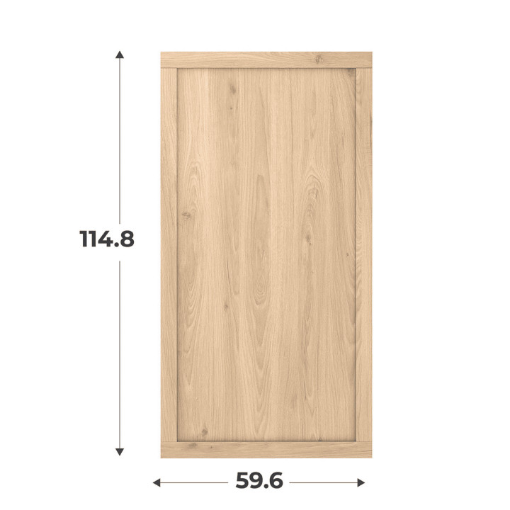 Porte cadre Casa H116 cm L 60 cm Chêne hickory