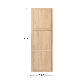 Porte cadre H174 cm - L 60 cm Chêne hikory