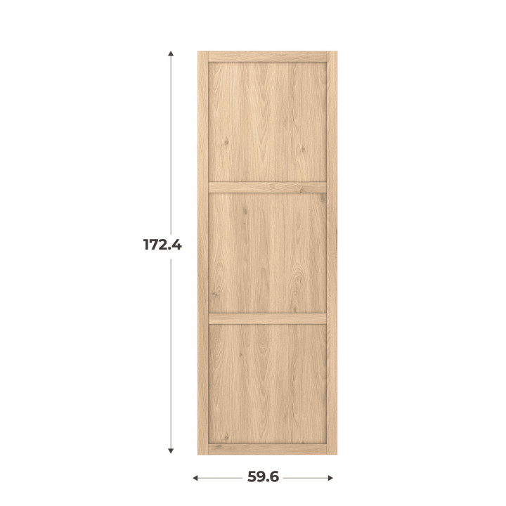 Porte cadre H174 cm - L 60 cm Chêne hikory