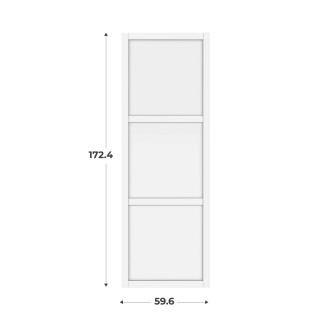 Porte cadre Casa H174 cm  - L 60 cm Blanc