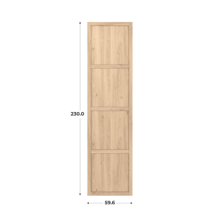 Porte cadre Casa H 232 chêne hikory