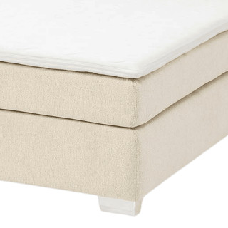 Lit boxspring Romana chenille beige