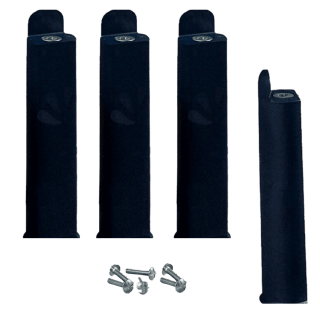 Jeux de 4 pieds pour sommier super-confort H22 cm