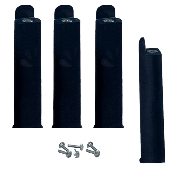 Jeux de 4 pieds pour sommier super-confort H22 cm