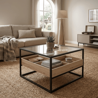 FINN - Table basse avec rangement