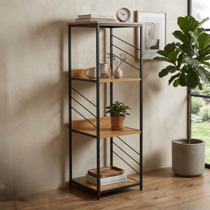 Elara 2 -Etagère colonne 124 cm