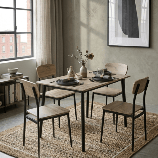 Table et 4 chaises - Sandy
