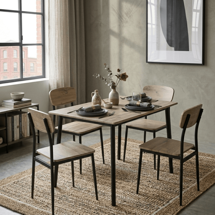 Table et 4 chaises - Sandy