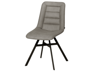 Chaise Niels tissu gris