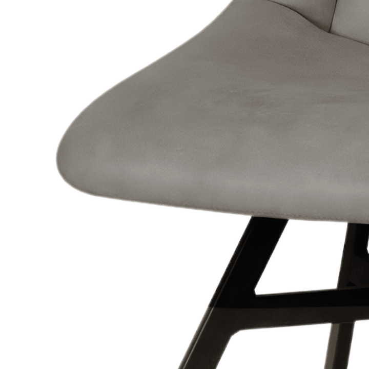 Chaise Niels tissu gris