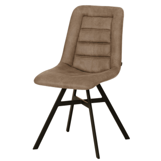 Chaise Niels Tissu Truffle