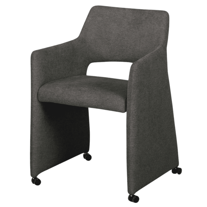 Chaise Jones avec accoudoirs Anthracite