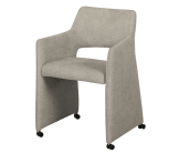 Chaise avec accoudoir Jones art dolphin