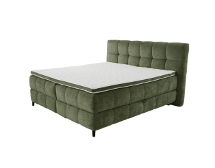 Lit box Molly 180 cm - chenille vert