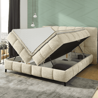Lit Molly 180 x 200 cm chenille beige