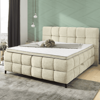 Lit Molly 180 x 200 cm chenille beige