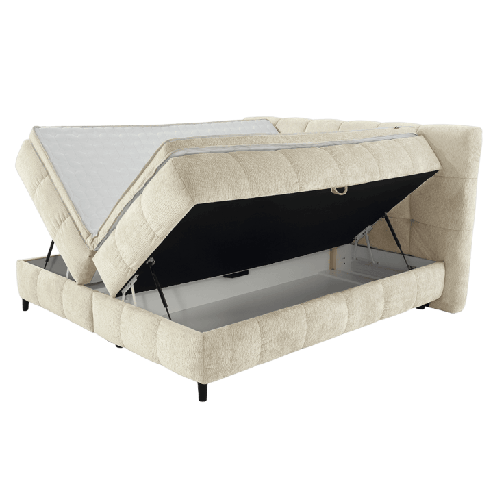 Lit Molly 180 x 200 cm chenille beige