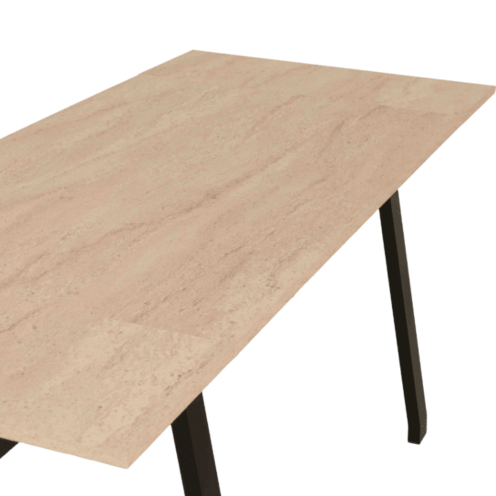 Table extensible Emir Travertin