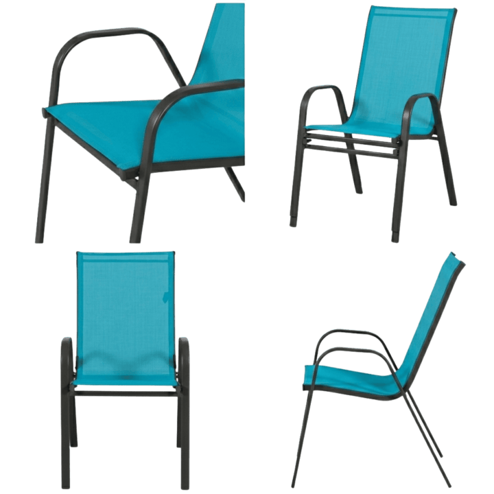 Chaise de jardin Anduze bleu