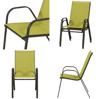 Chaise de jardin Anduze verte