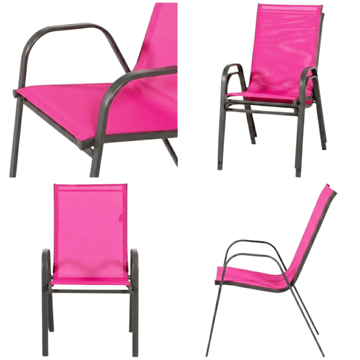Chaise de jardin Anduze Rose
