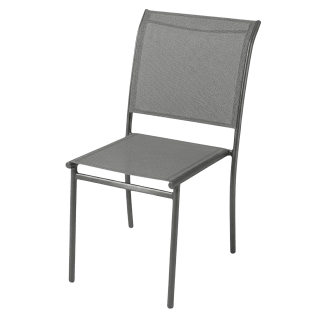 Chaise de jardin Oleron tissu gris