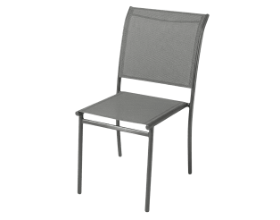 Chaise de jardin Oleron tissu gris