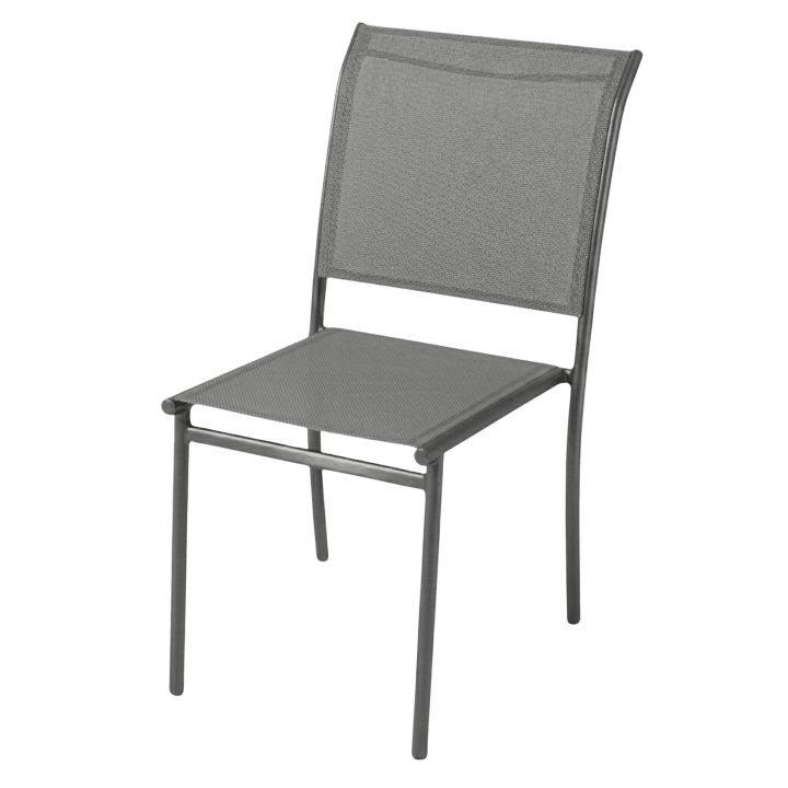 Chaise de jardin Oleron tissu gris