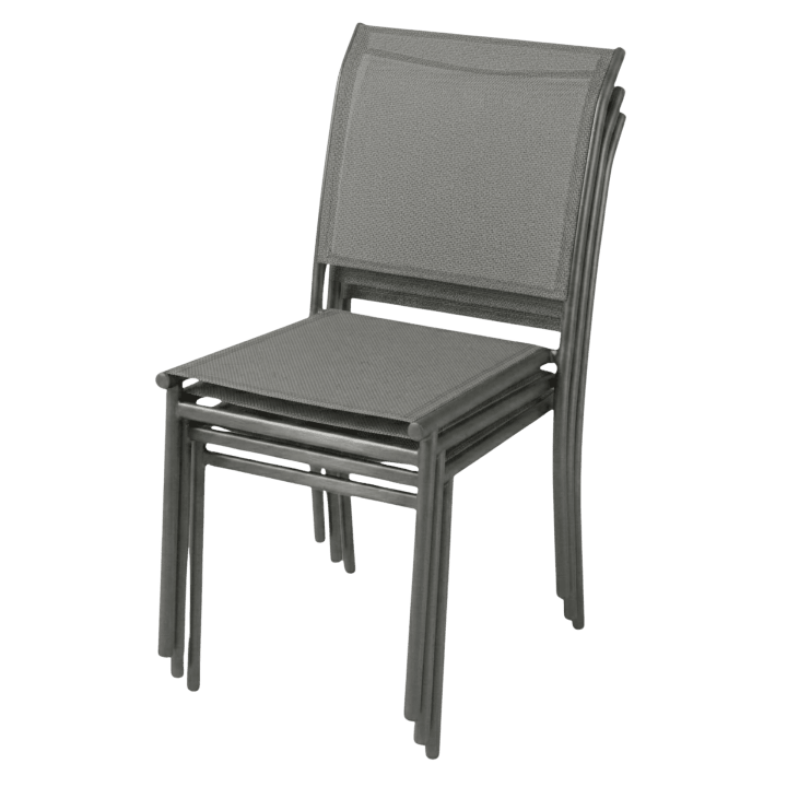 Chaise de jardin Oleron tissu gris