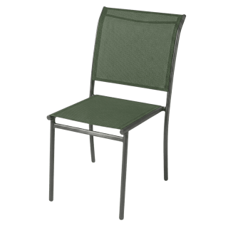 Chaise de jardin Oleron tissu vert