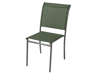 Chaise de jardin Oleron tissu vert