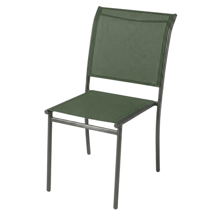 Chaise de jardin Oleron tissu vert