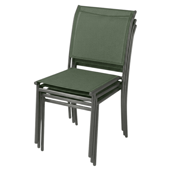 Chaise de jardin Oleron tissu vert