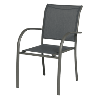 Fauteuil de jardin Kochi gris