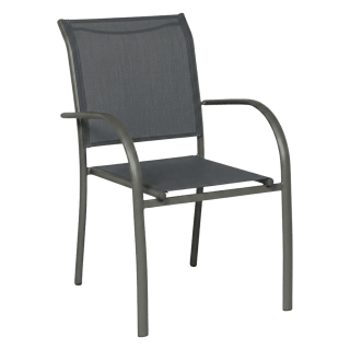 Fauteuil de jardin Kochi gris